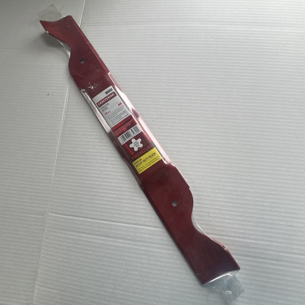 Craftsman 46 Inch Tractor Blade Premium Omega Heavy-duty Red 71 33285 405380